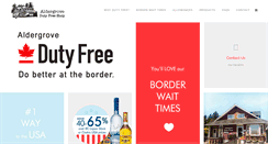 Desktop Screenshot of dutyfreebc.ca